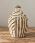 Amora - Beaded Jar