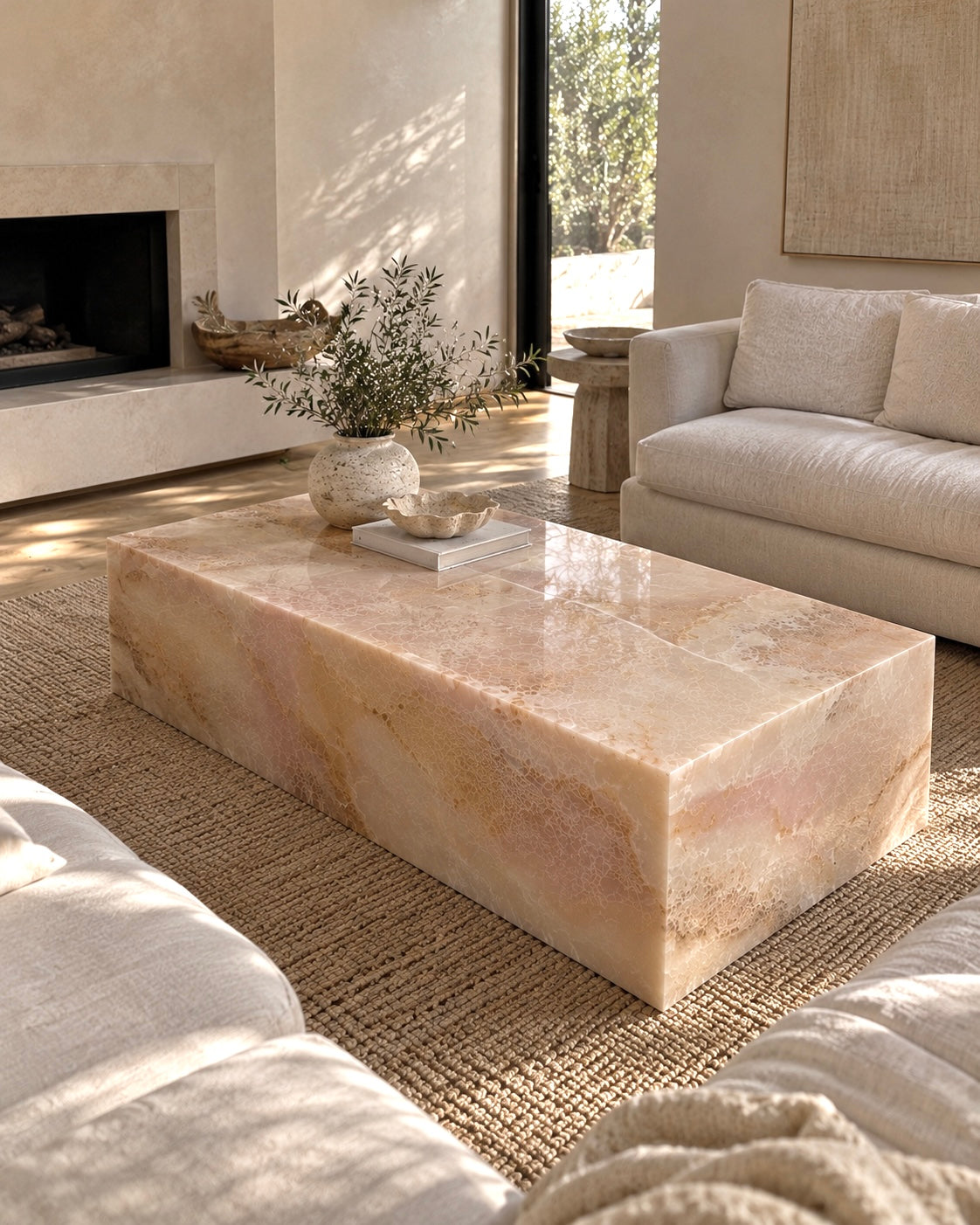 Rosé - Onyx Coffee Table