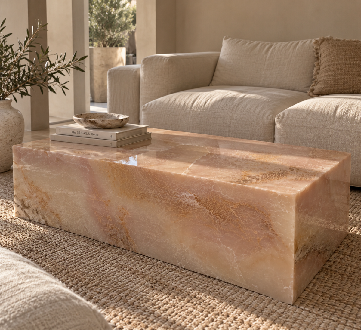 Rosé - Onyx Coffee Table