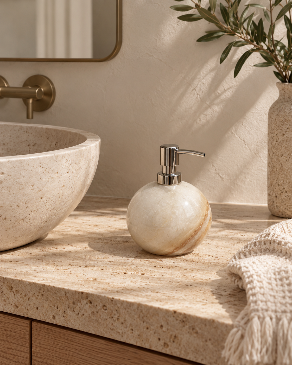 Sable - Marble Soap Dispenser